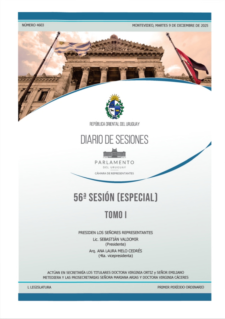 DIARIO DE SESIONES DE LA CAMARA DE REPRESENTANTES del 09/12/2025